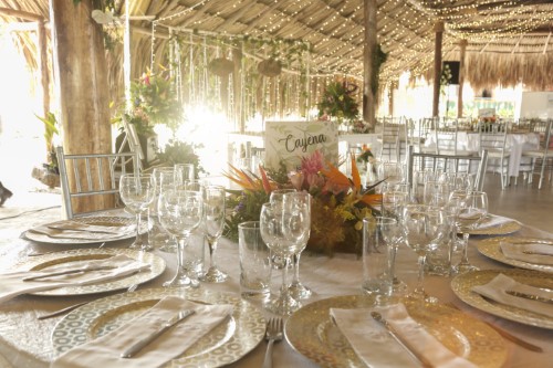 Decoración de mesa - Finca Hotel Yerbabuena